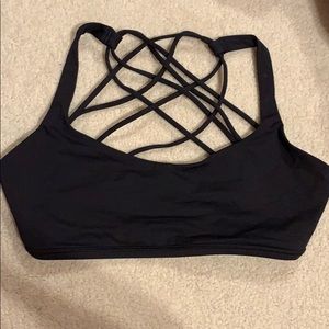Lululemon Black Size 10 Sports Bra